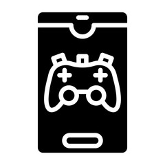 Vector Design Smartphone Game Icon Style