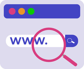 search icon on a web page