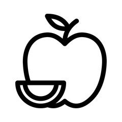 apple icon or logo isolated sign symbol vector illustration - high quality black style vector icons

