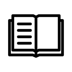 book icon or logo isolated sign symbol vector illustration - high quality black style vector icons
