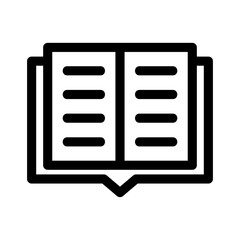 book icon or logo isolated sign symbol vector illustration - high quality black style vector icons
