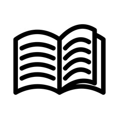 book icon or logo isolated sign symbol vector illustration - high quality black style vector icons
