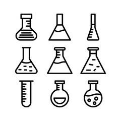 chemistry icon or logo isolated sign symbol vector illustration - high quality black style vector icons
