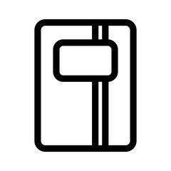 diary icon or logo isolated sign symbol vector illustration - high quality black style vector icons
