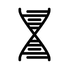 dna icon or logo isolated sign symbol vector illustration - high quality black style vector icons

