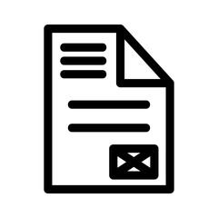 Fototapeta premium document icon or logo isolated sign symbol vector illustration - high quality black style vector icons 