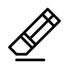 eraser icon or logo isolated sign symbol vector illustration - high quality black style vector icons
