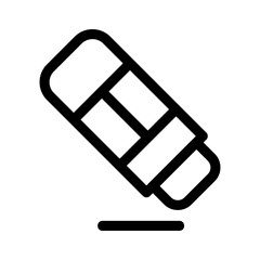 eraser icon or logo isolated sign symbol vector illustration - high quality black style vector icons
