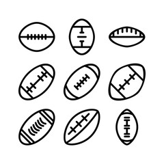 football icon or logo isolated sign symbol vector illustration - high quality black style vector icons
