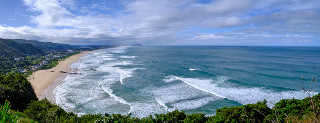 South Africa, Western Cape, Panoramic view of Dolphin Beach