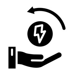 Vector Design Energy Saving Icon Style