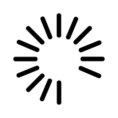 Obraz premium loader icon or logo isolated sign symbol vector illustration - high quality black style vector icons 