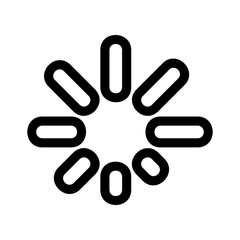 loader icon or logo isolated sign symbol vector illustration - high quality black style vector icons
