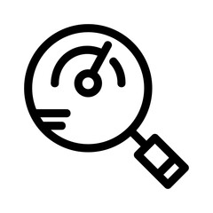 magnifier icon or logo isolated sign symbol vector illustration - high quality black style vector icons
