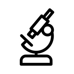 microscope icon or logo isolated sign symbol vector illustration - high quality black style vector icons
