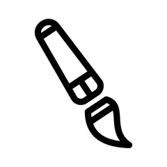 brush icon or logo isolated sign symbol vector illustration - high quality black style vector icons
