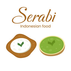 serabi flat icon illustration