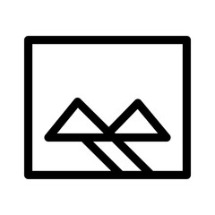 picture icon or logo isolated sign symbol vector illustration - high quality black style vector icons
