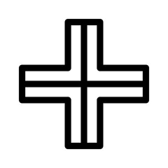 Obraz premium plus icon or logo isolated sign symbol vector illustration - high quality black style vector icons 