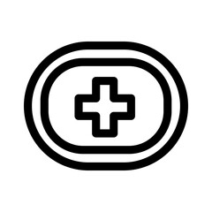 plus icon or logo isolated sign symbol vector illustration - high quality black style vector icons
