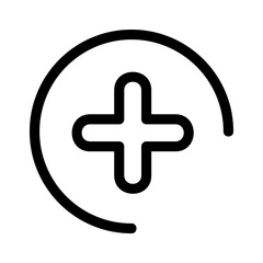 Obraz premium plus icon or logo isolated sign symbol vector illustration - high quality black style vector icons 