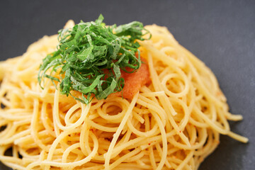 明太パスタ