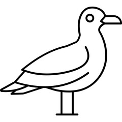 Skua Vector icon which can easily modify or edit

