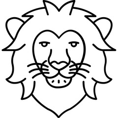 Leo Vector icon which can easily modify or edit


