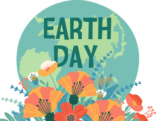 Earth Day. Illustration