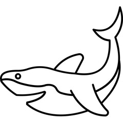 Elasmobranch Vector icon which can easily modify or edit

