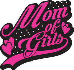 Mom Of Girls SVG
