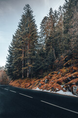 Route du lac de Gerardmer, Vosges France