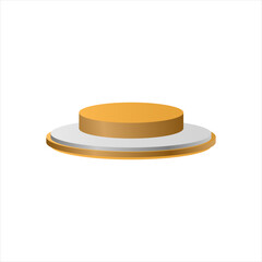 Podium Gold and Silver Color