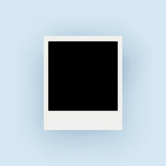 Picture photo square mockup isolated illustration