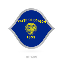 Oregon national team flag in style for international basketball competitions.