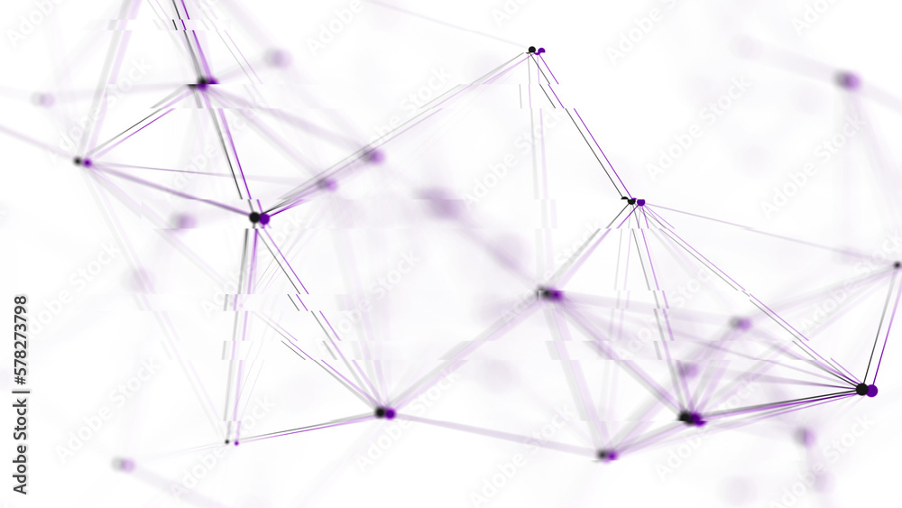 Poster distortion of the structure of the digital flow of a network connection. error in data transfer. con