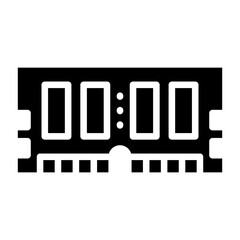 Vector Design RAM Icon Style