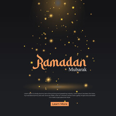 Islamic Ramadan Mubarak greeting background