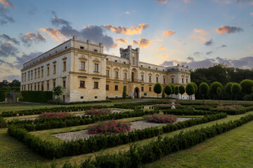 Naklejka premium Slezske Rudoltice castle, Northern Moravia, Czech Republic