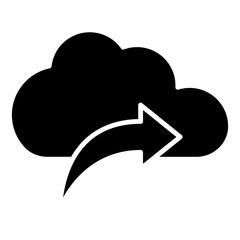 share cloud computing icon