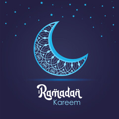 Obraz na płótnie Canvas Ramadan kareem vector background template design