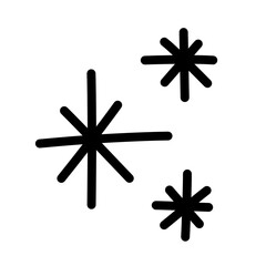 Doodle pop surprise line elements hand drawn.
