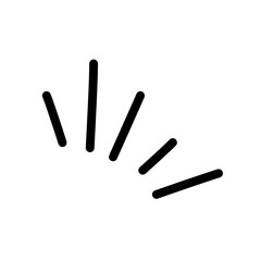 Doodle pop surprise line elements hand drawn.