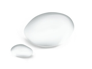 realistic water drop isolated on transparency background ep28