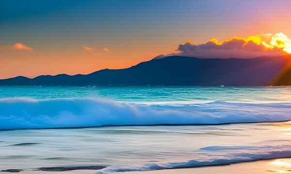 Sunset in the caribbean © ChristelligentArt