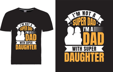 vector Fathers day t shirt design template