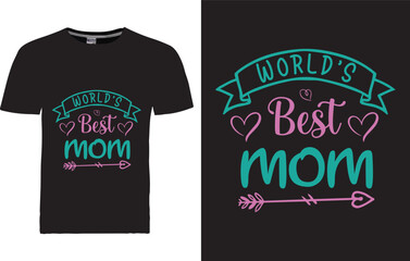 vector mother day t shirt design template