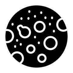 Vector Design Moon Icon Style