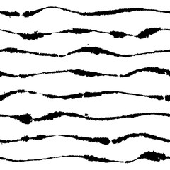 Messy Wavy Inky Pattern on Blotting Paper