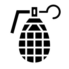 Vector Design Grenade Icon Style